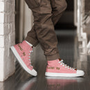 Pink High Top Canvas Shoes