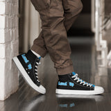 Black High Top Canvas Shoes