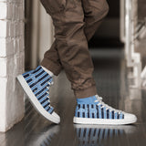 Jordy Blue High Top Canvas Shoes