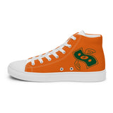 Orange High Top Canvas Shoes