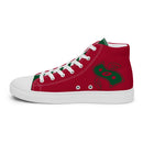 Red High Top Canvas Shoes