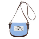 Baby Blue  Saddle HandBag