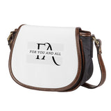 White Saddle HandBag