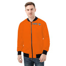 Orange Bomber Jacket