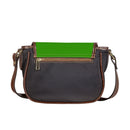Green  Saddle HandBag