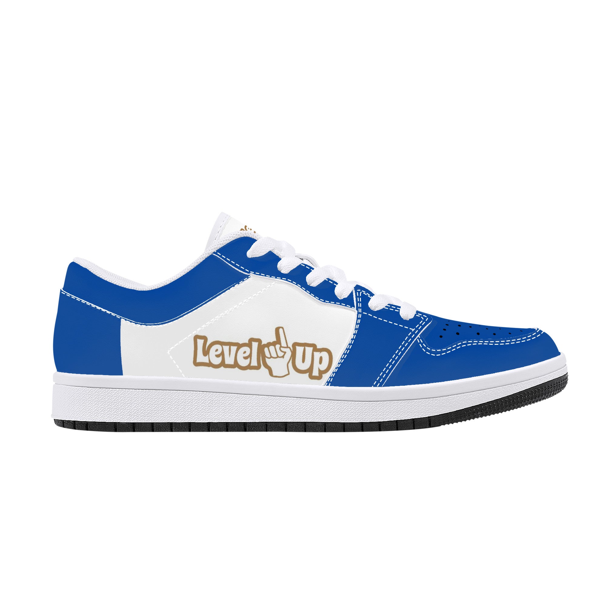 Blue Low Top Shoes