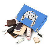 Blue Luxury Leather Tote HandBag
