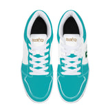 Turquoise Low Top Shoes