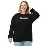 Unisex organic raglan sweatshirt