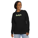 Unisex organic raglan sweatshirt