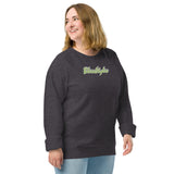 Unisex organic raglan sweatshirt