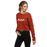 Smile And Peace Crop Sweatshirt