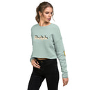 Smile And Peace Crop Sweatshirt