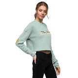 Smile And Peace Crop Sweatshirt
