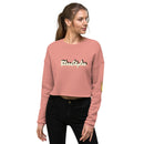 Smile And Peace Crop Sweatshirt