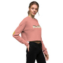 Smile And Peace Crop Sweatshirt