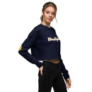 Smile And Peace Crop Sweatshirt
