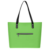 Light Green Waterproof  Leather Handbag
