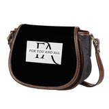 Black Saddle HandBag