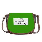 Green  Saddle HandBag