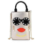 pattern earrings decorated  clutch - For you and all