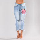 ripped  flower Jeans - For you and all
