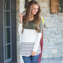 Striped back lace top - For you and all