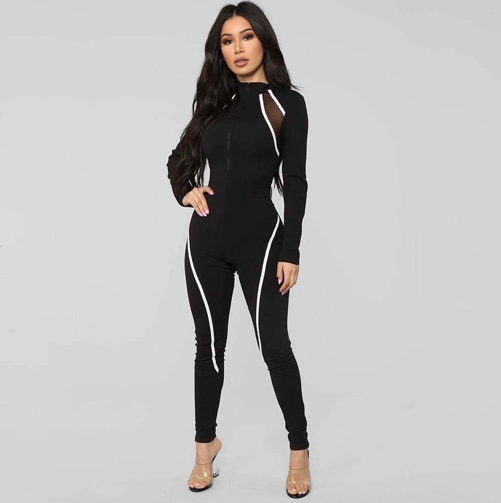 white lined sport romper - For you and all