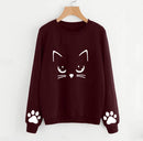 cat face sweater - For you and all