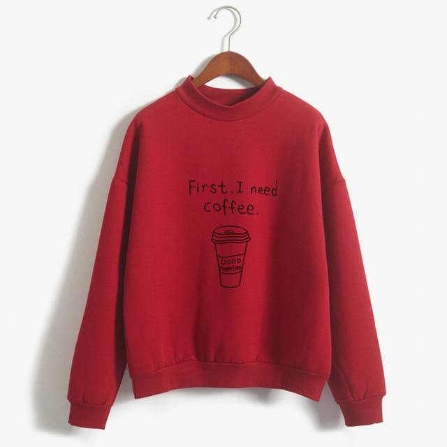 Ich brauche Kaffee-Sweatshirt - Für dich und alle