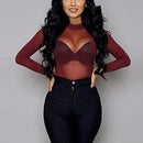 see through transparent mesh Top - For you and all