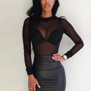 see through transparent mesh Top - For you and all
