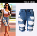 high waist ripped jean shorts - For you and all