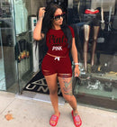 pink 2 piece short Set - For you and all