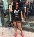 pink 2 piece short Set - For you and all