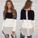 Striped back lace top - For you and all