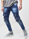 Tornado strap blue Jeans