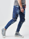 Tornado strap blue Jeans