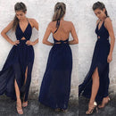long slit spaghetti strap dress - For you and all