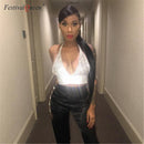 Shiny v- neck tank top - For you and all