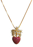 Himalayan Strawberry Pendant Necklace-3