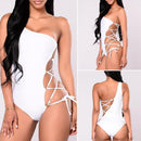 Lace up one shoulder one piece - For you and all