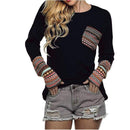o-neck patchwork casual top - For you and all