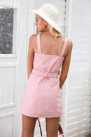 leather zipper mini dress - For you and all