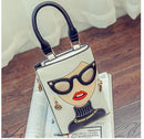 pattern earrings decorated  clutch - For you and all