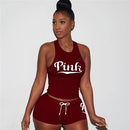 pink 2 piece shorts set - For you and all