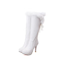 thick heel knee high boots - For you and all