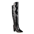 Leather knee high boots - For you and all
