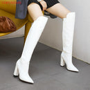 Leather knee high boots - For you and all