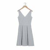 Bow detail V-neck dress - For you and all